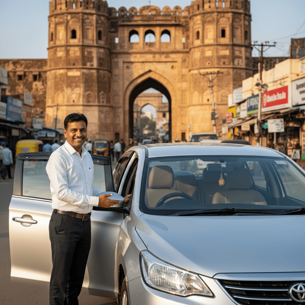 सोलापुर में स्वच्छ कार और मित्रवत चालक